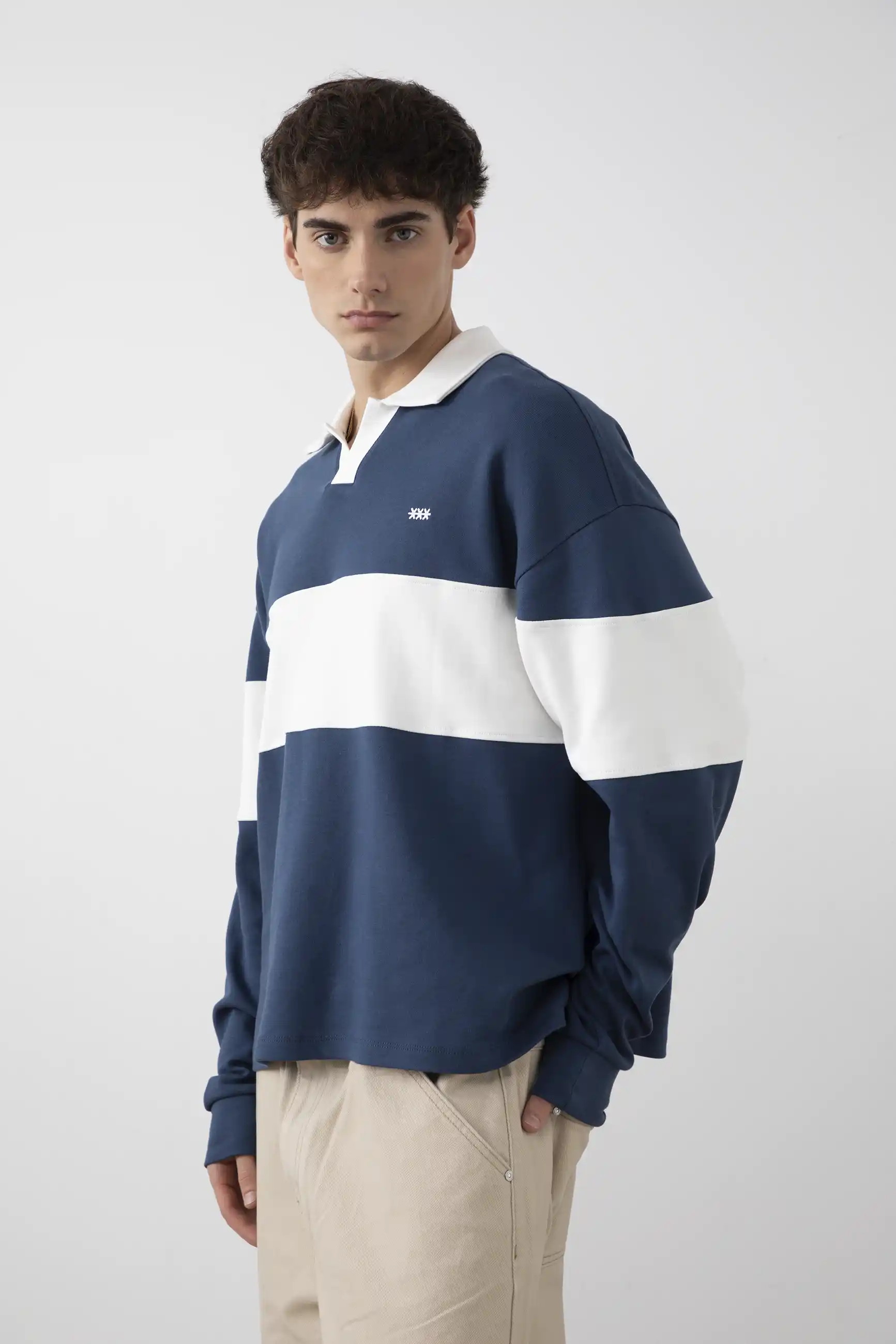 BLUE STRIPE POLO - Image 4
