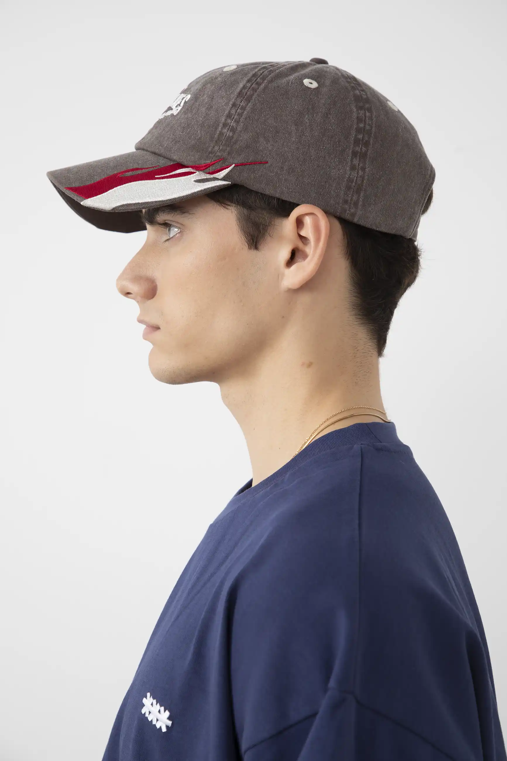 BROWN FLAMES CAP - Image 4