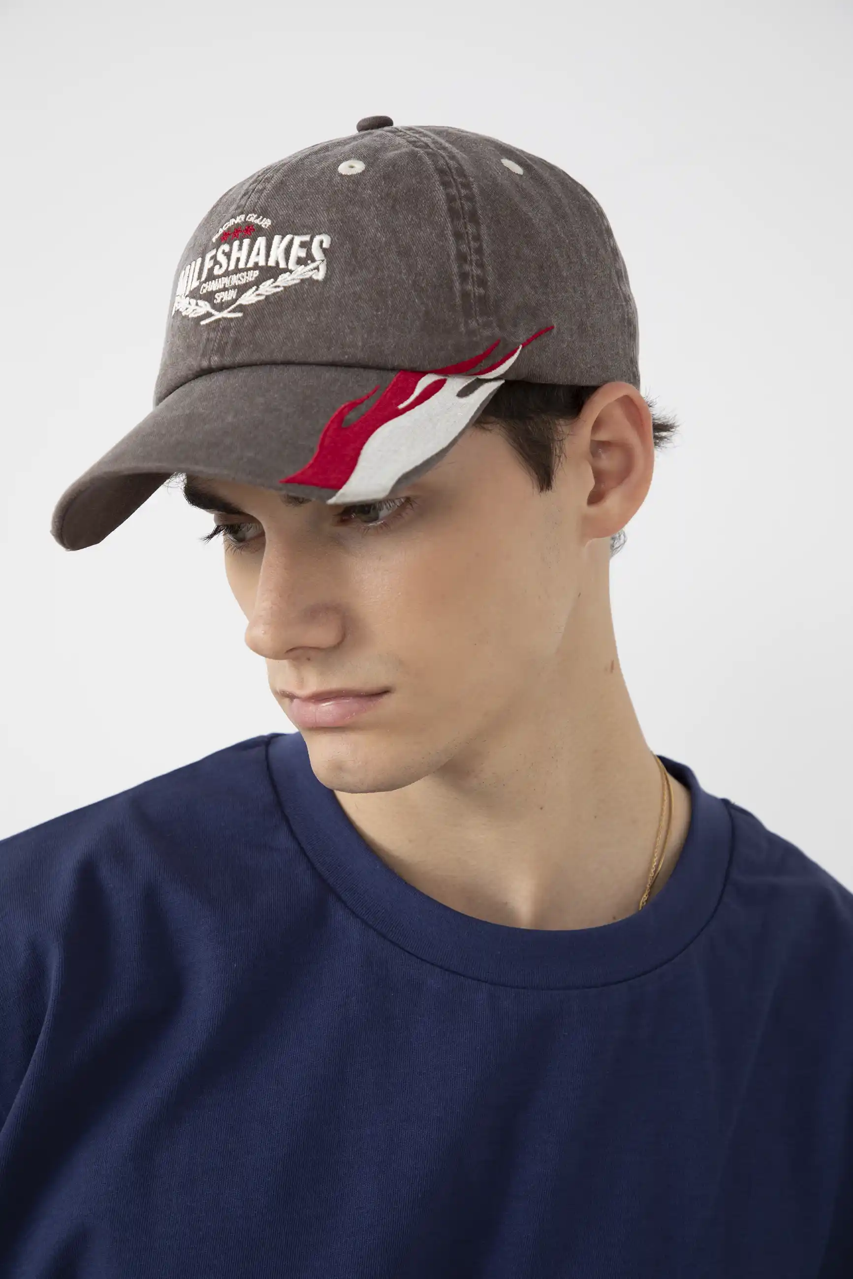 BROWN FLAMES CAP - Image 5