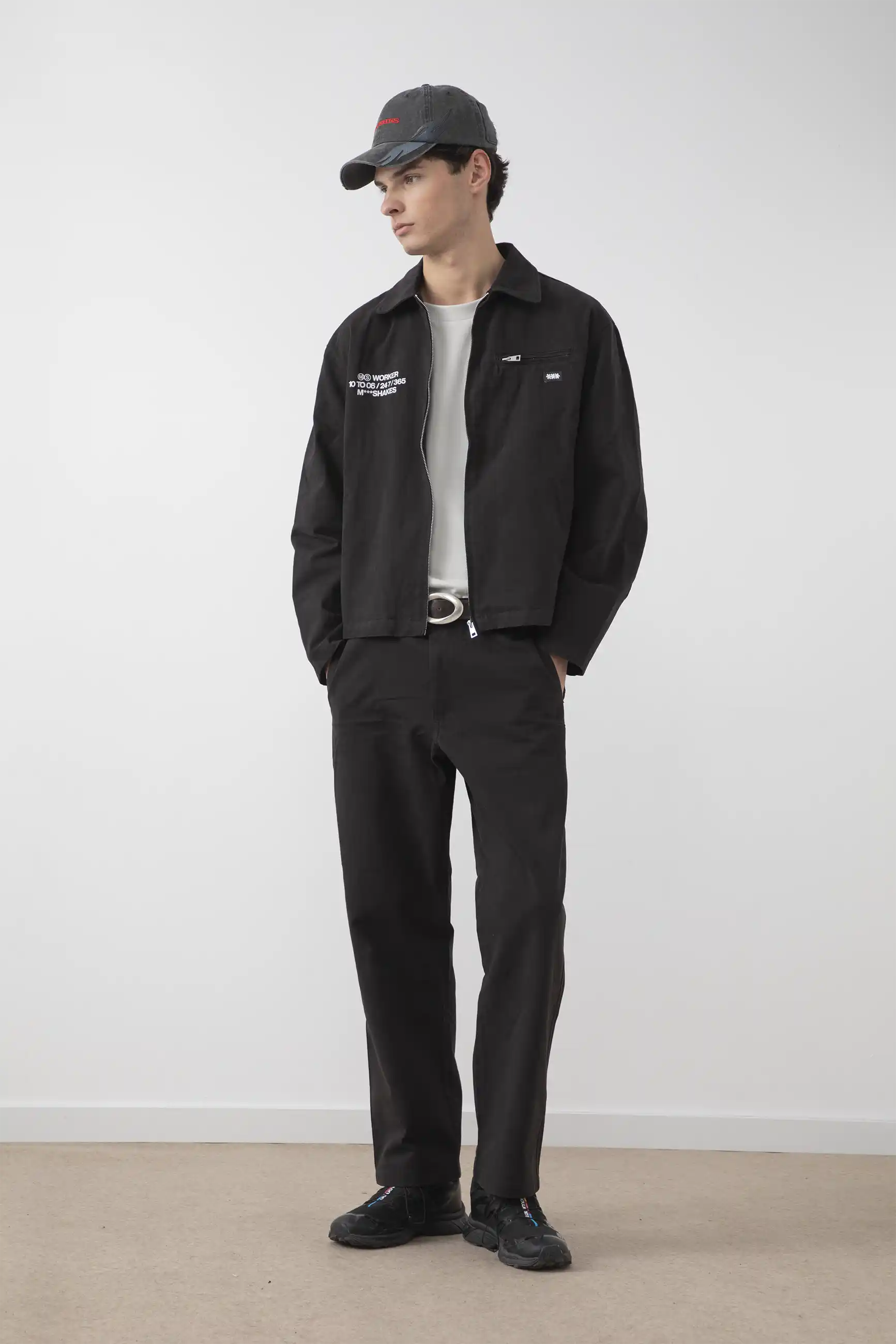 WORKER JACKET - BLACK - Image 7