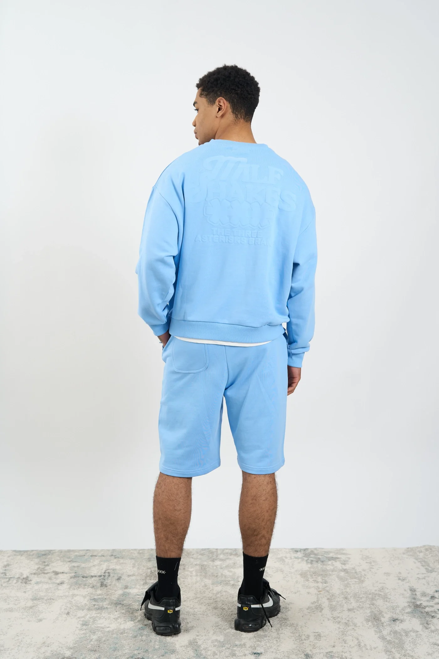 MS BLUE SWEAT JORTS - Image 5