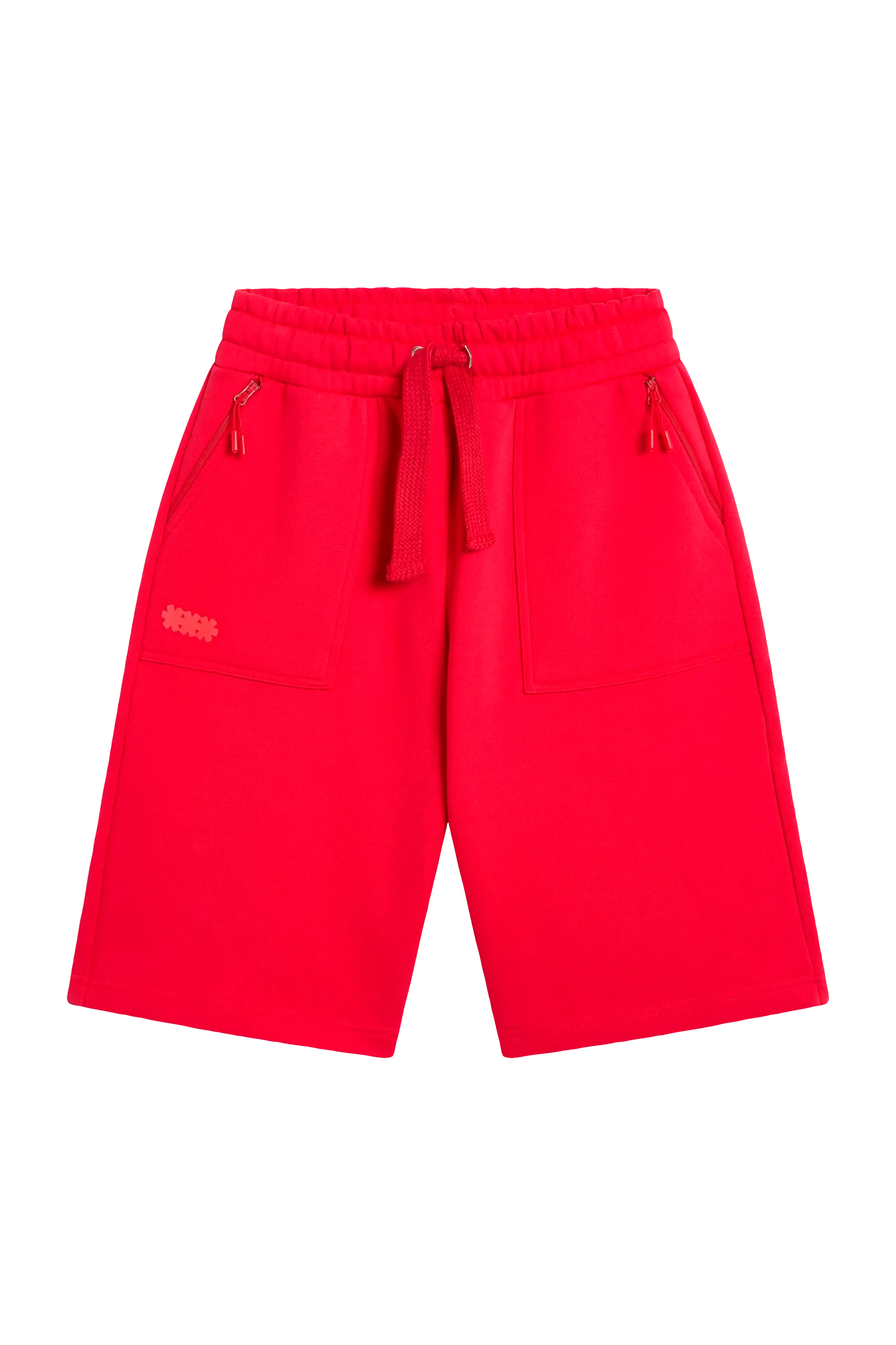 MS RED SWEAT JORTS