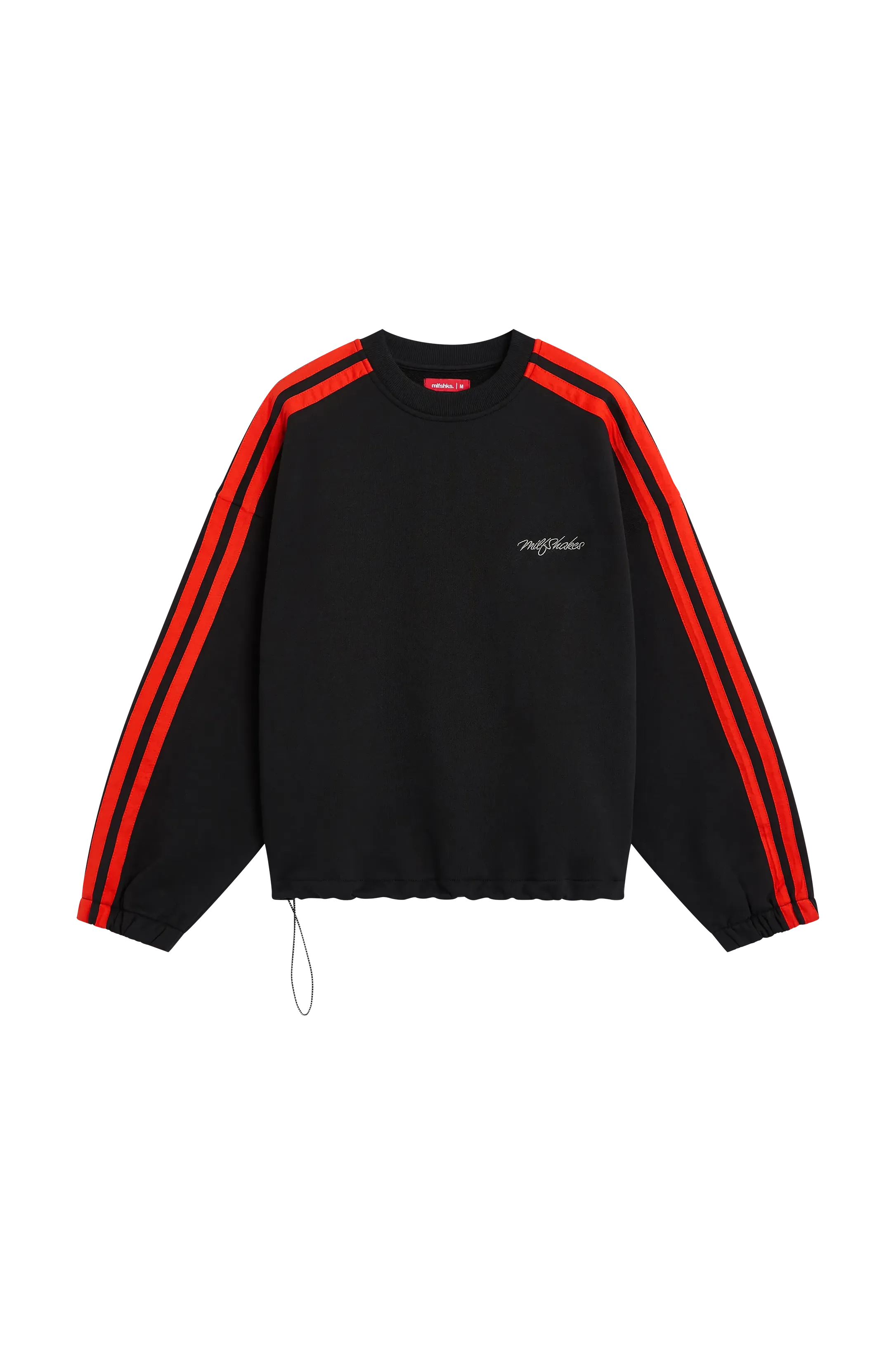 CREWNECK STRIPES BLACK