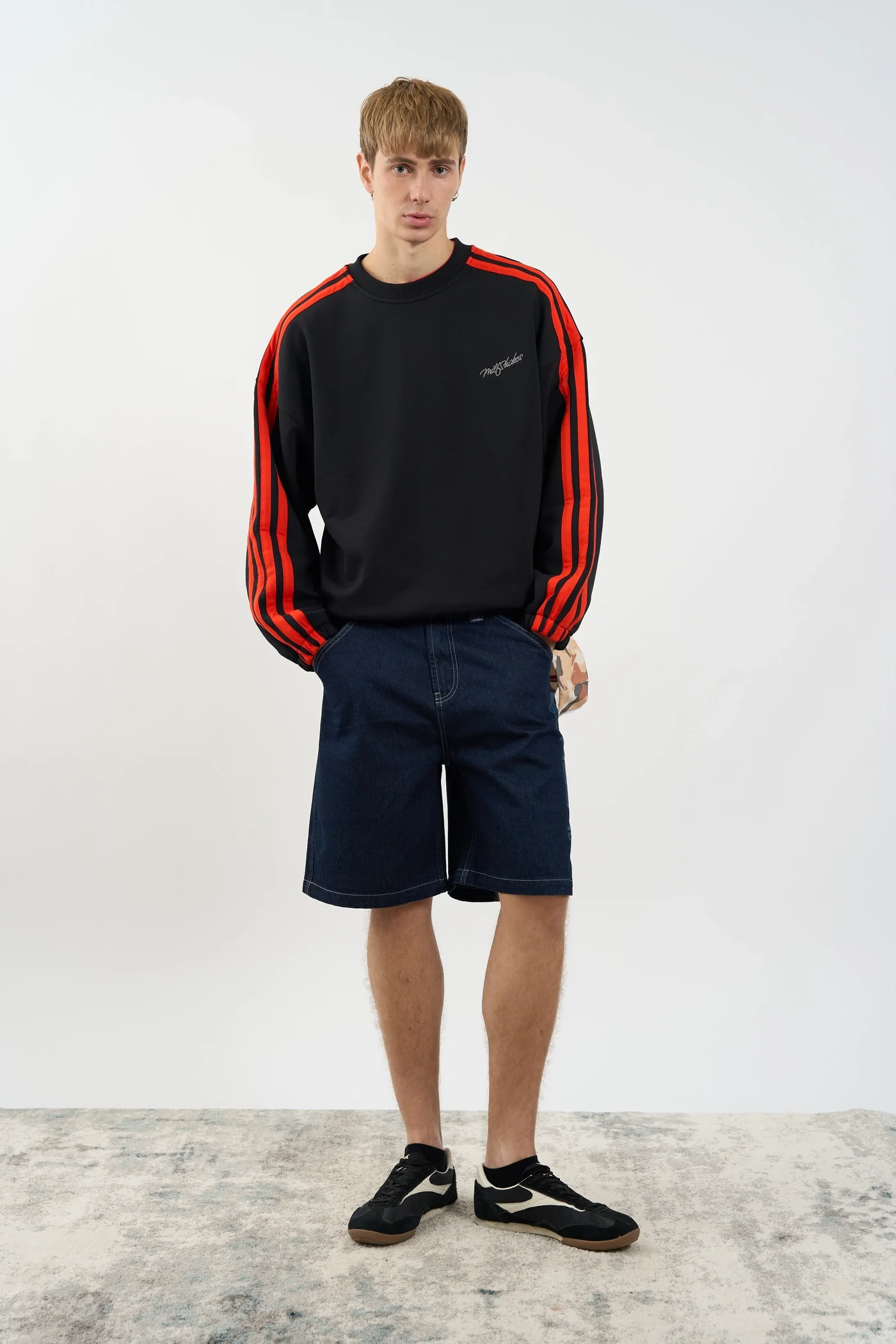 CREWNECK STRIPES BLACK - Image 4