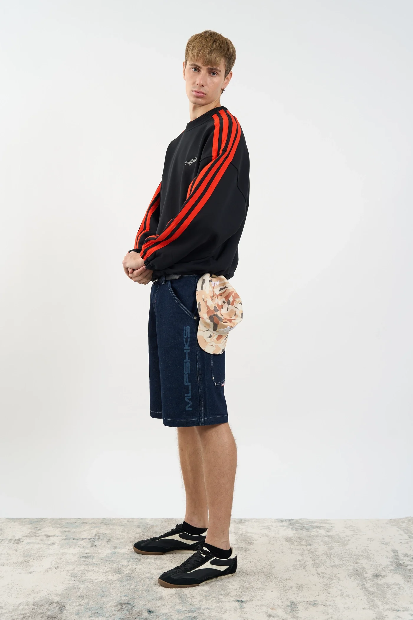 CREWNECK STRIPES BLACK - Image 5