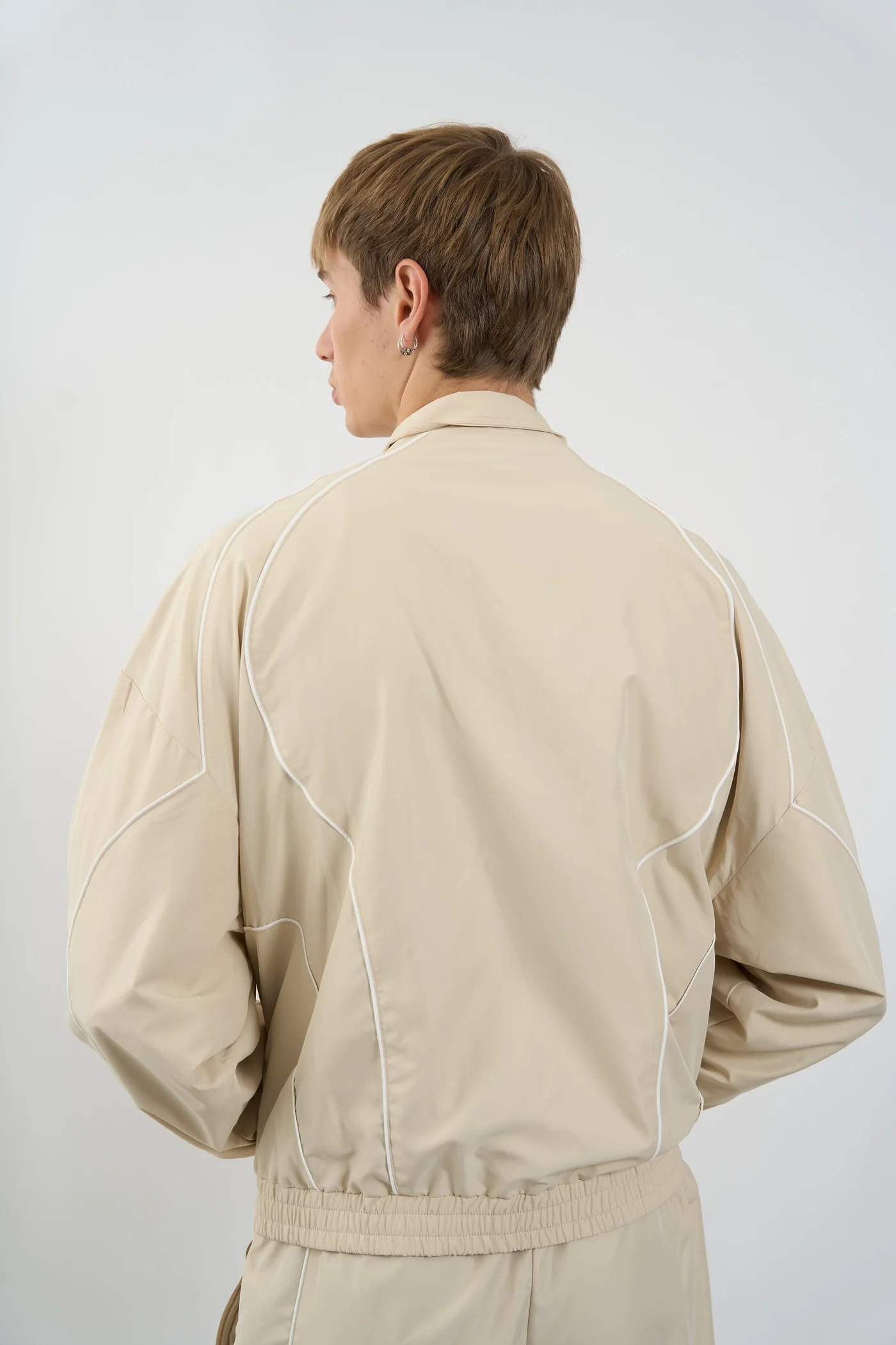 TRACK JACKET BEIGE - Image 3