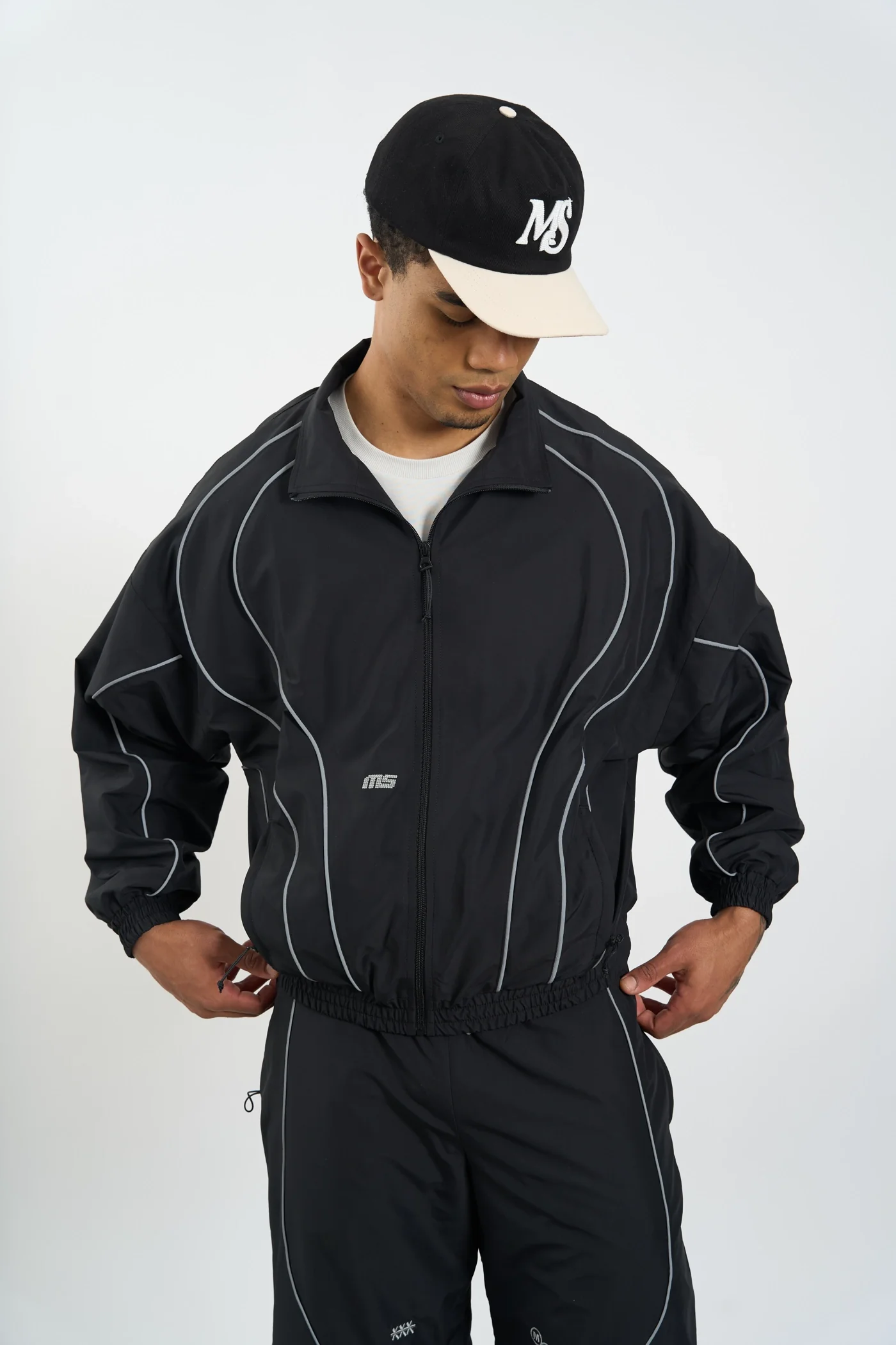 TRACK JACKET BLACK - Image 3
