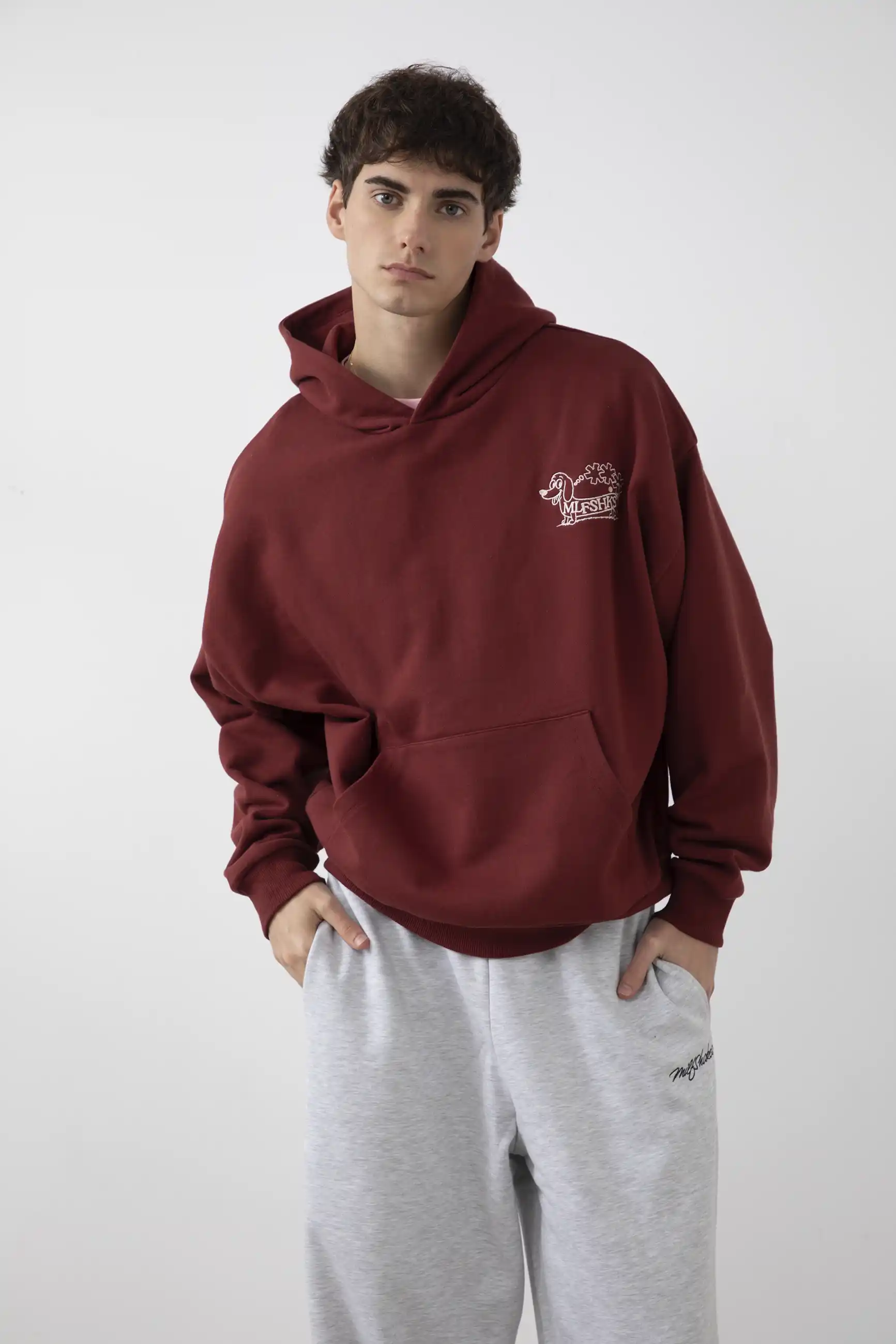 DAWG HOODIE (WINE) - Image 5
