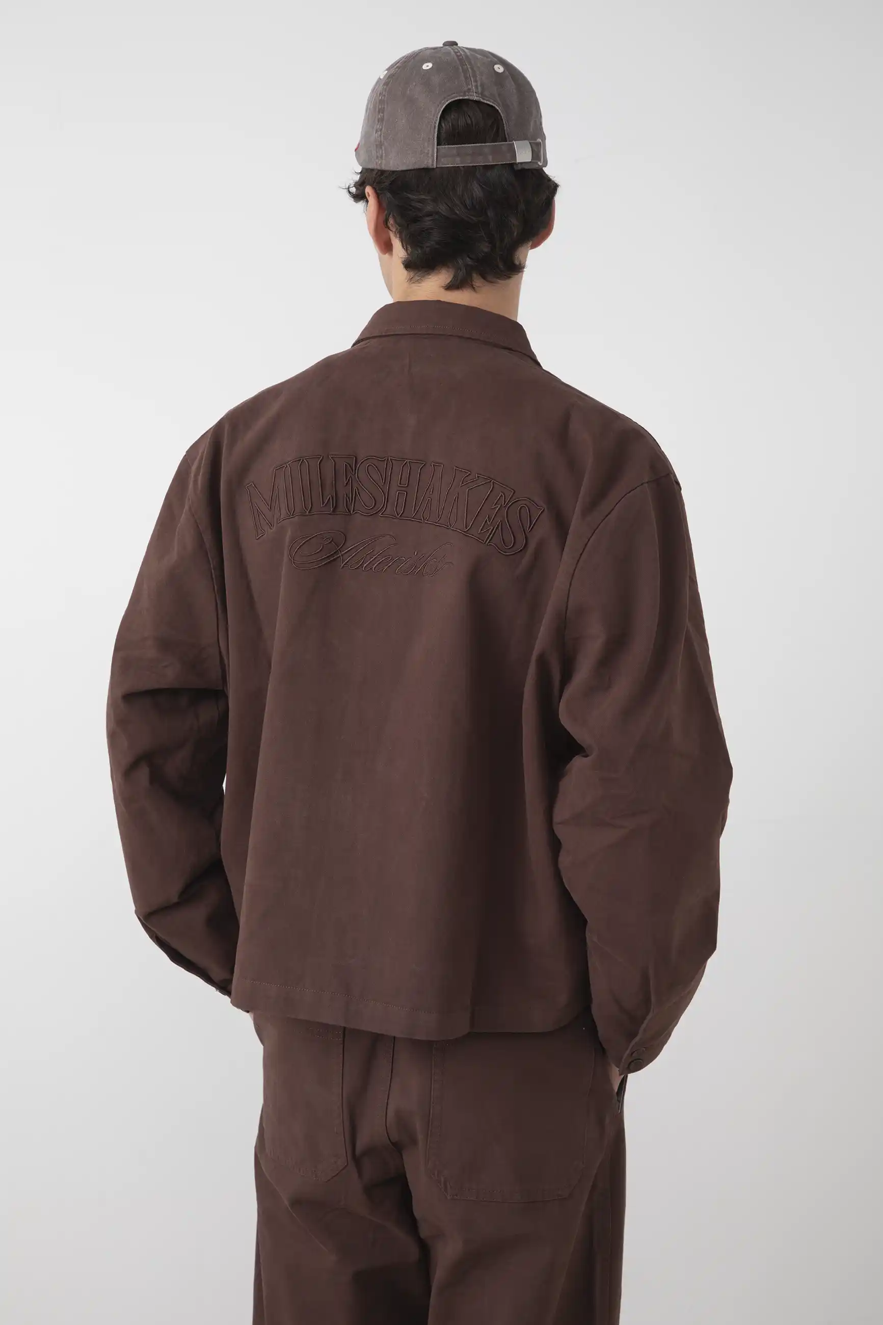 WORKER JACKET - BROWN - Image 3