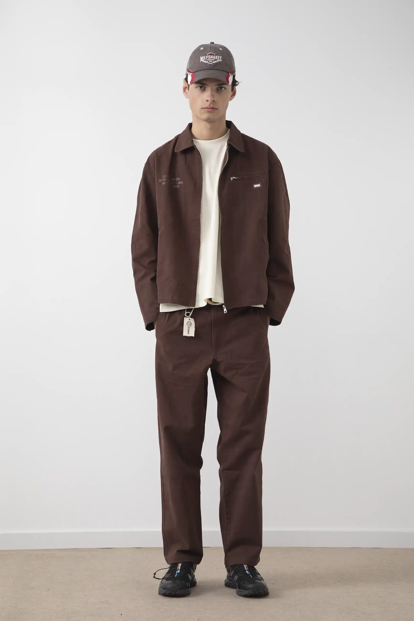 WORKER JACKET - BROWN - Image 4