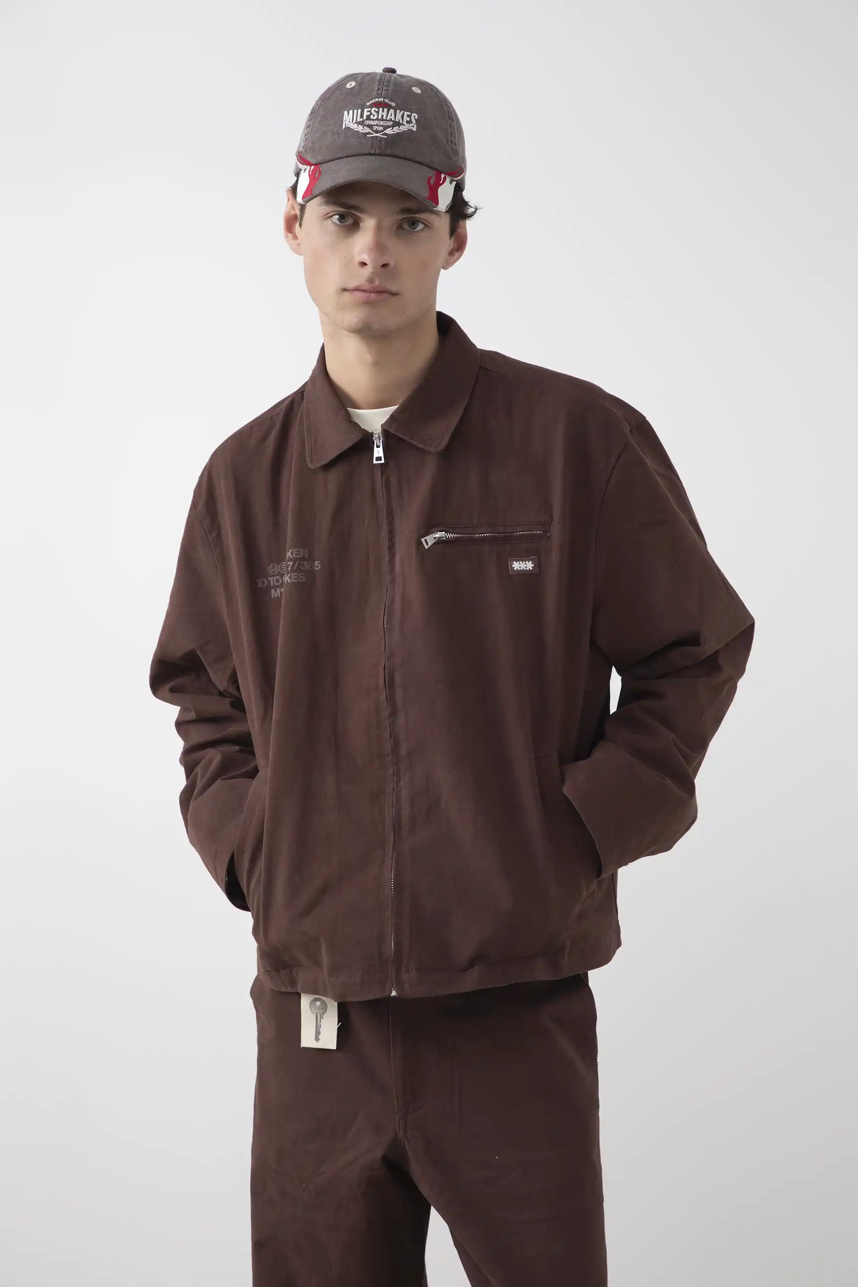 WORKER JACKET - BROWN - Image 6